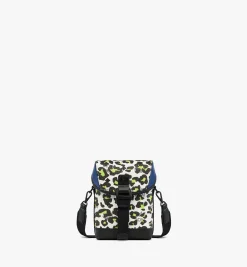 Aren Hochformatige Umhangetasche In Leopard Visetos