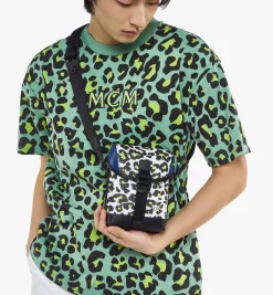Aren Hochformatige Umhangetasche In Leopard Visetos