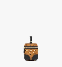 Aren Kosmetiktasche In Visetos Mit Goldenen Nieten