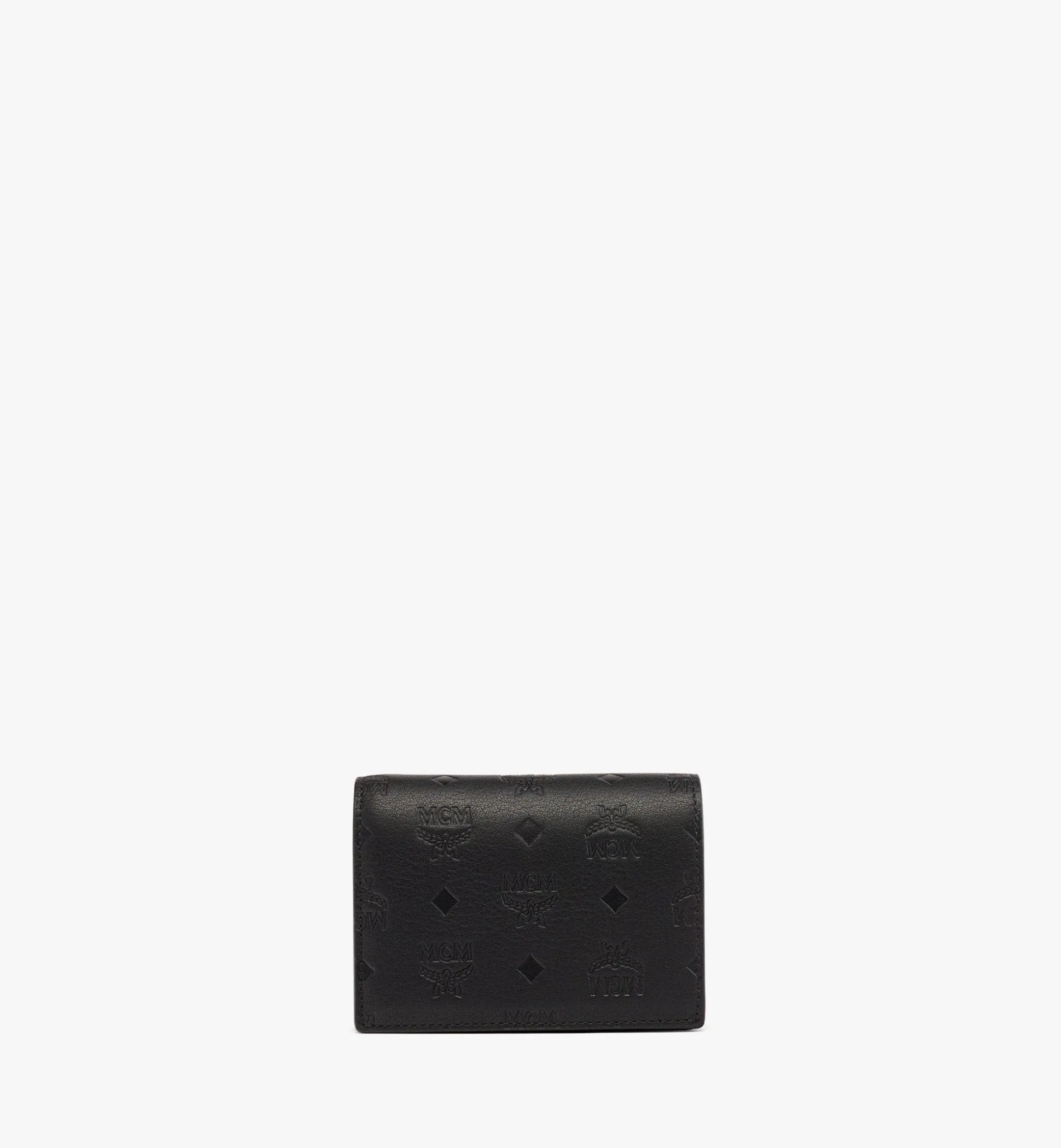 Aren Portemonnaie Aus Gepragtem Leder Mit Monogramm