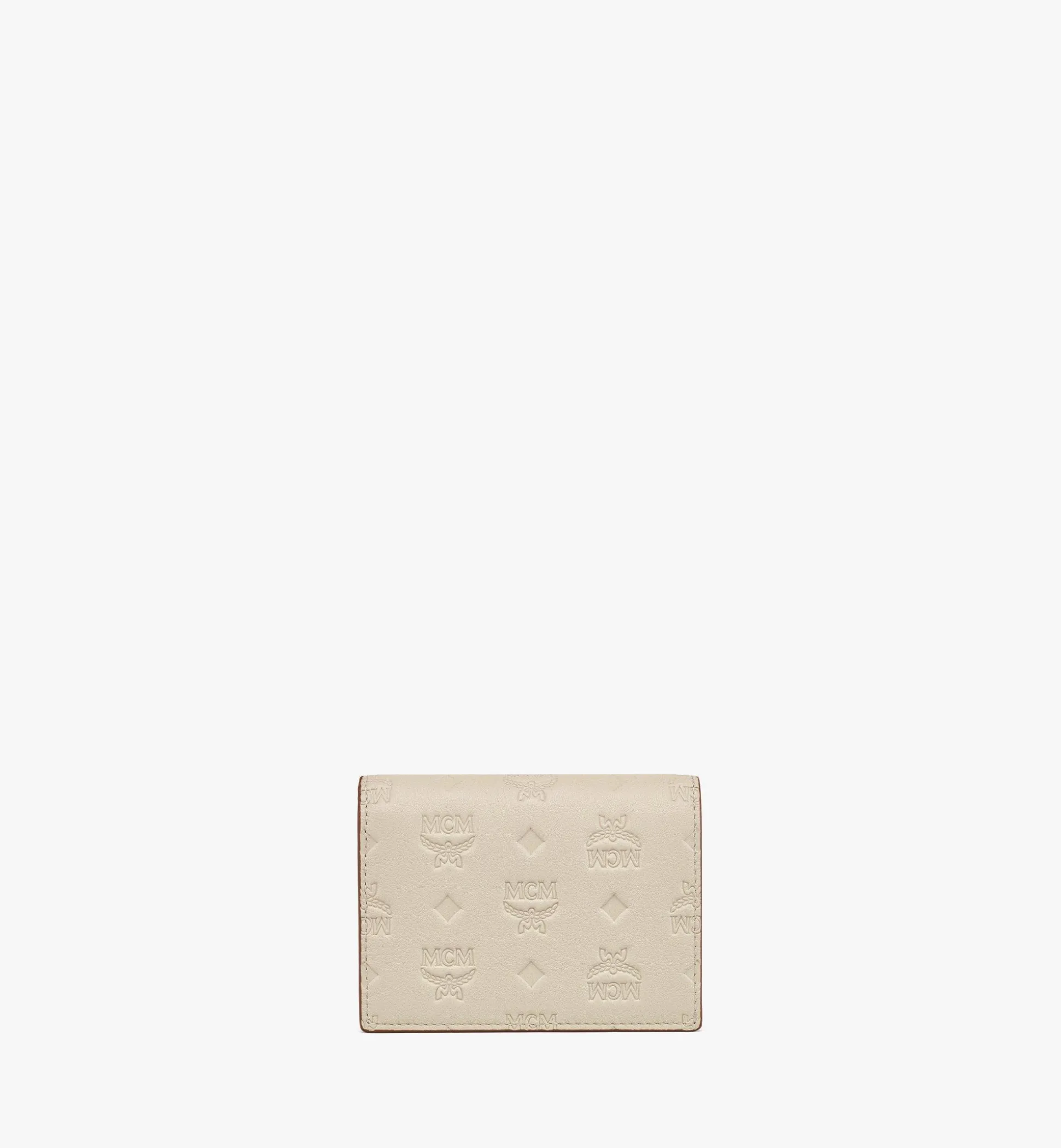 Aren Portemonnaie Aus Gepragtem Leder Mit Monogramm
