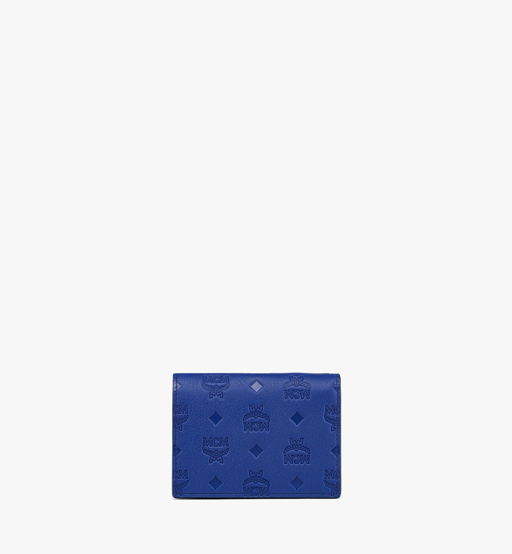 Aren Portemonnaie Aus Gepragtem Leder Mit Monogramm