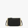 Aren Pouch Aus Gepragtem Leder Mit Reissverschluss Und Monogramm