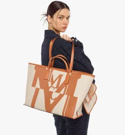 Aren Shopper In Logo Glitch Canvas