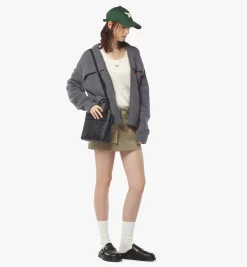 Aren Shopper Mit Reissverschluss Oben In Visetos Leder-Mix