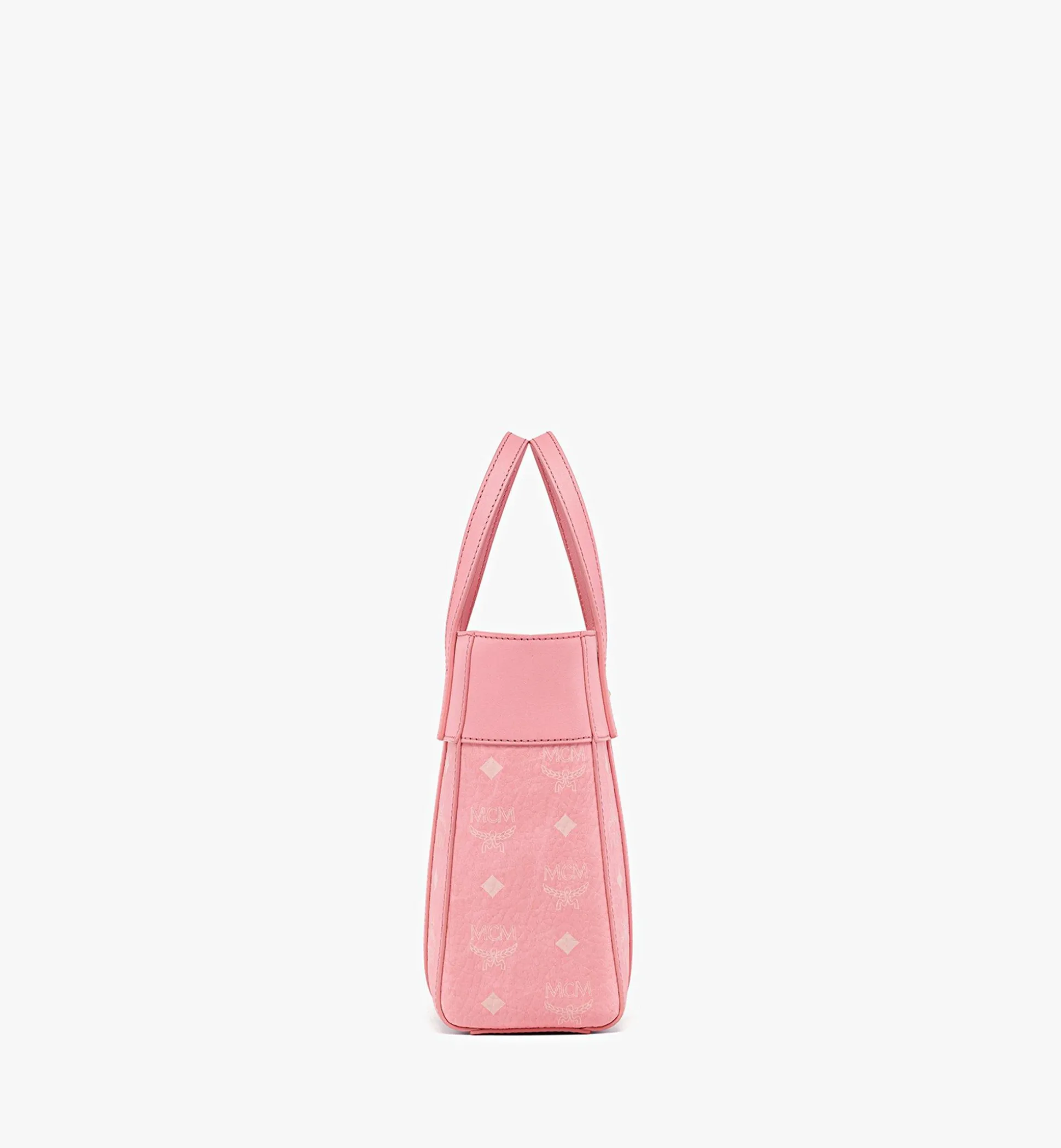 Aren Shopper Mit Reissverschluss Oben In Visetos Leder-Mix