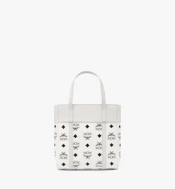 Aren Shopper Mit Reissverschluss Oben In Visetos Leder-Mix