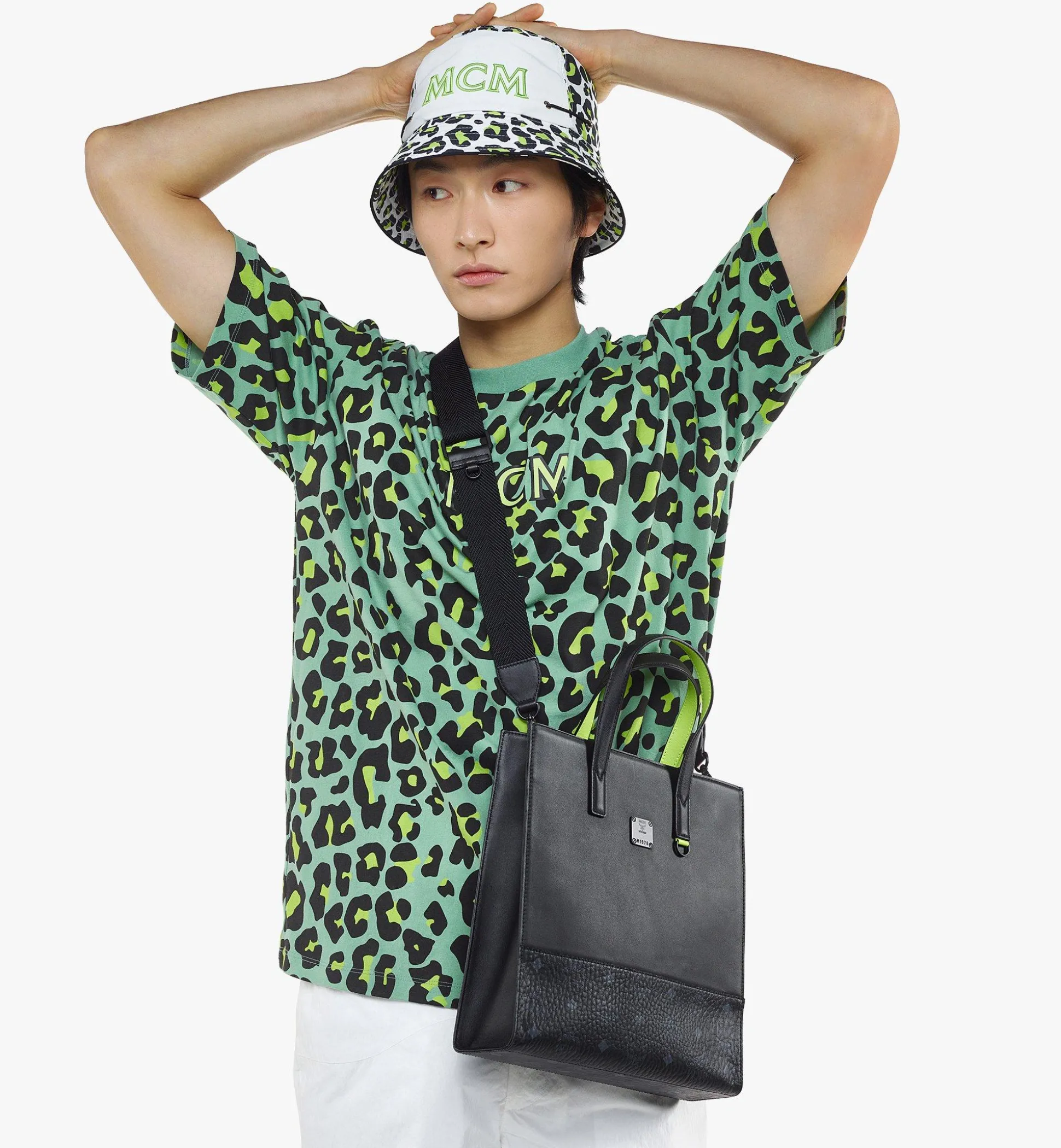 Aren Tragetasche In Visetos Leder-Mix