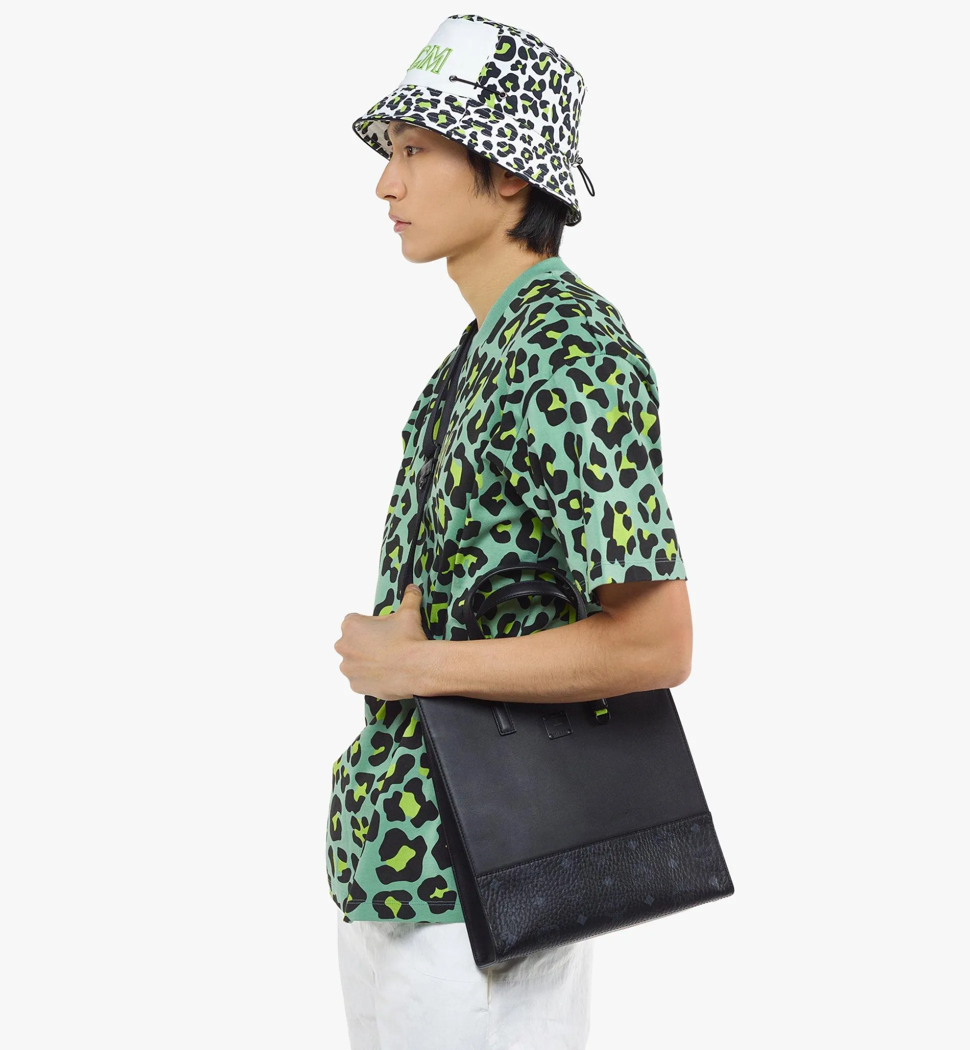 Aren Tragetasche In Visetos Leder-Mix