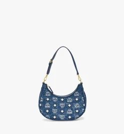 Aren Hobo In Vintage Denim Jacquard