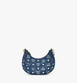 Aren Hobo In Vintage Denim Jacquard