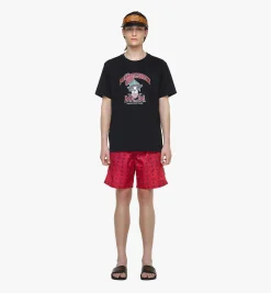 Badehose Mit Monogramm-Print