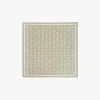 Bandana-Tuch Aus Seide Mit Monogramm-Print