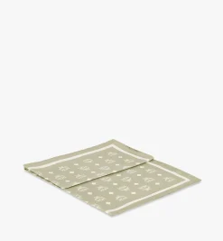 Bandana-Tuch Aus Seide Mit Monogramm-Print