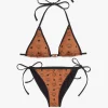 Bikini Mit Monogramm-Print