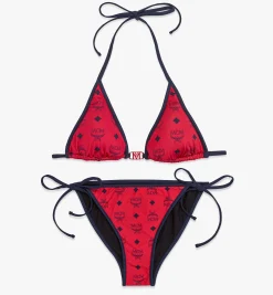 Bikini Mit Monogramm-Print