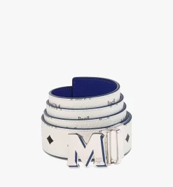 Claus WendeGürtel In Visetos Mit „M"-Schnalle Mit Inlay Aus Epoxidharz, 3,8 Cm
