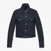 Denim-Jacke Mit Cubic-Monogramm Fur Damen