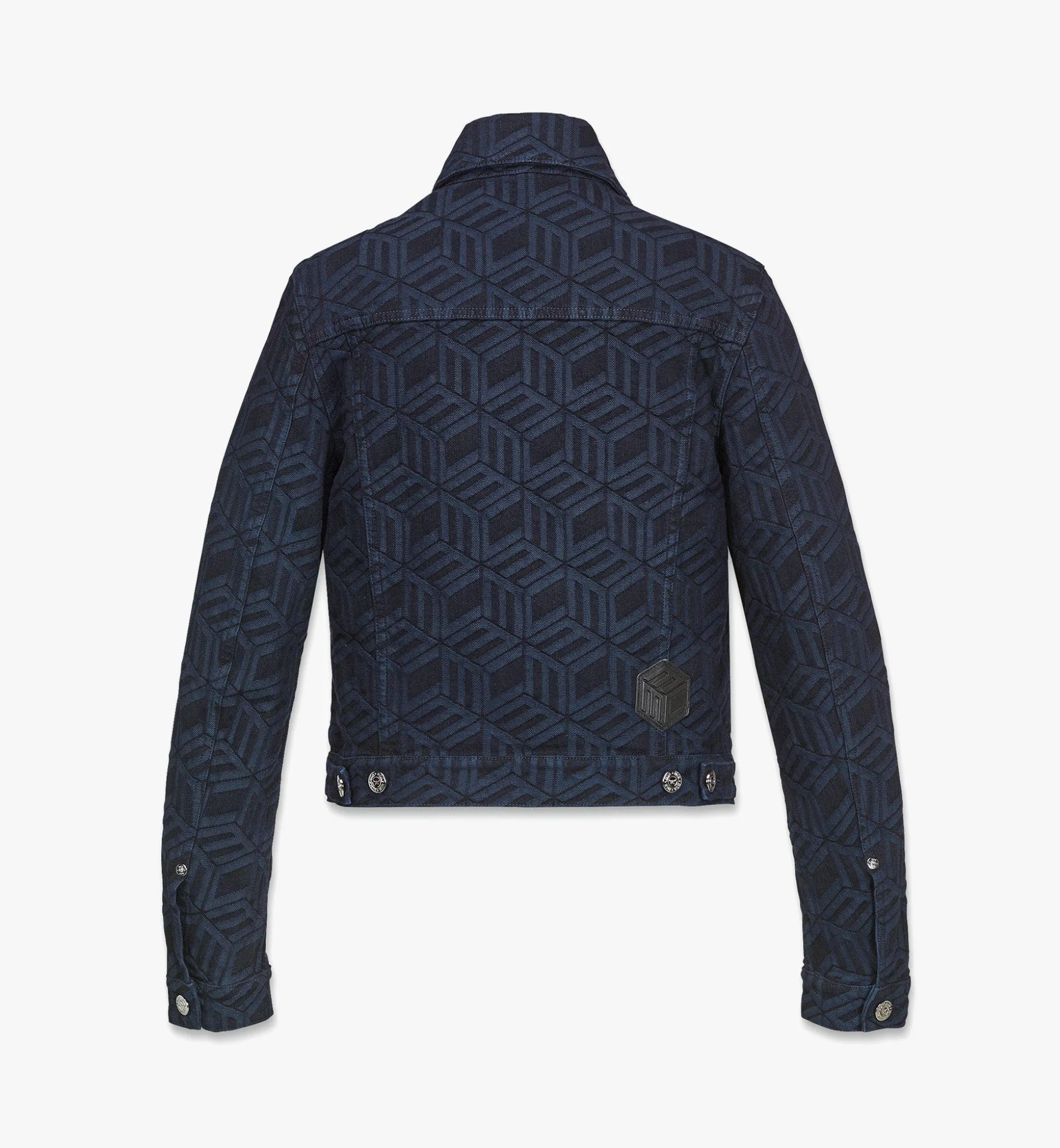 Denim-Jacke Mit Cubic-Monogramm Fur Damen
