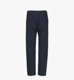 Denim-Jeans Mit Cubic-Monogramm Fur Herren