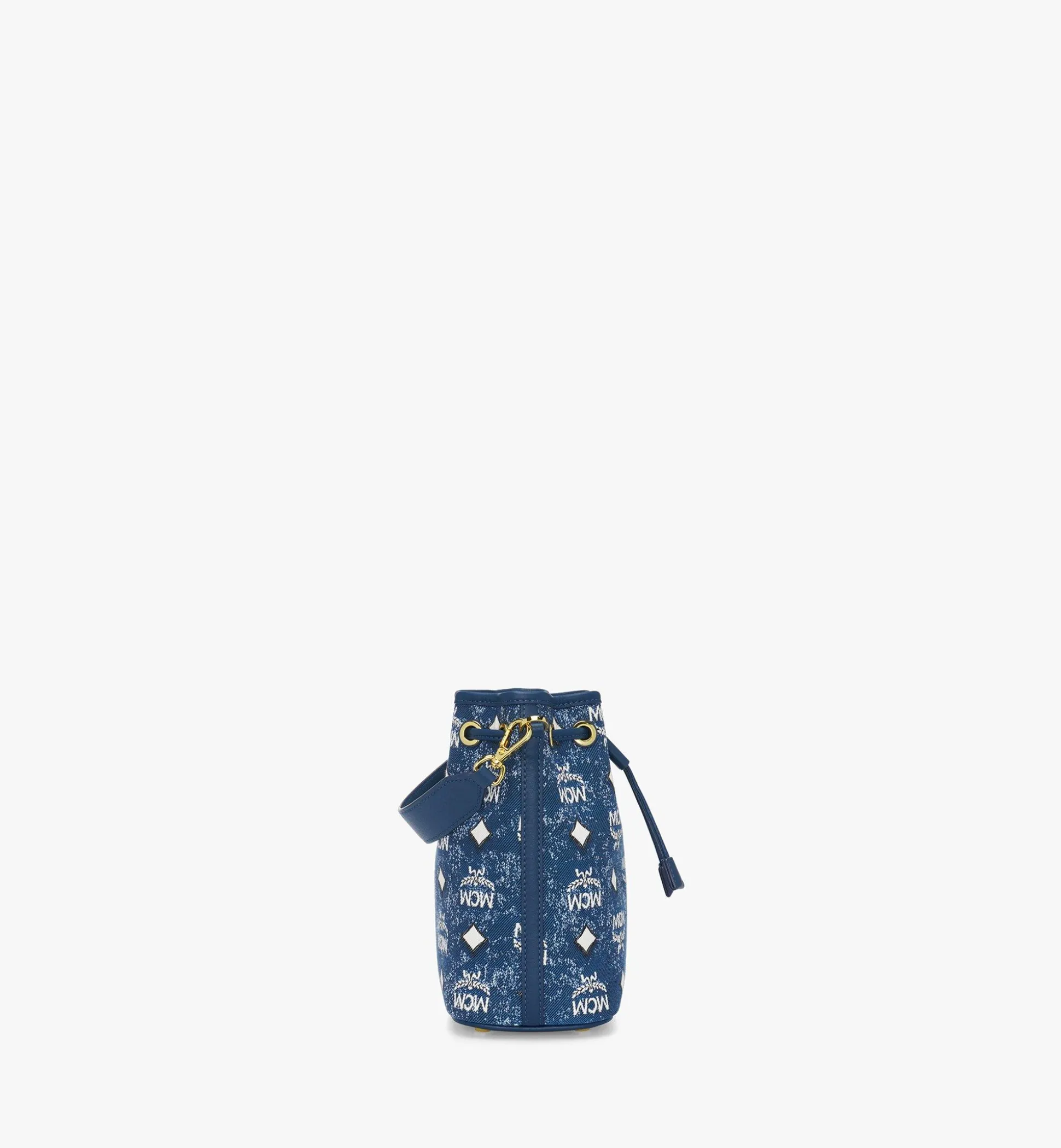 Dessau Kordelzugtasche In Vintage Denim Jacquard