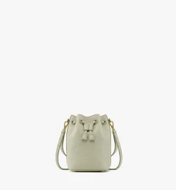 Dessau Kordelzugtasche Aus Leder Mit Gepragtem Monogramm