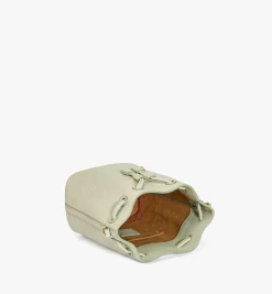 Dessau Kordelzugtasche Aus Leder Mit Gepragtem Monogramm