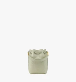 Dessau Kordelzugtasche Aus Leder Mit Gepragtem Monogramm