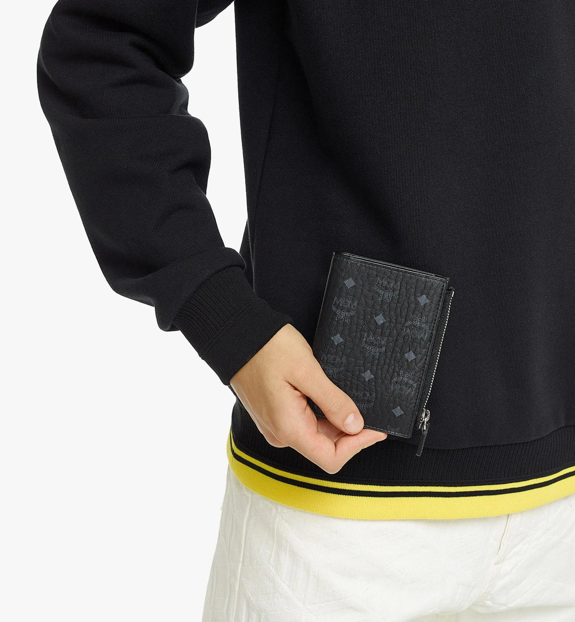 Gefaltete Brieftasche Fur Karten Mit Reissverschluss In Visetos