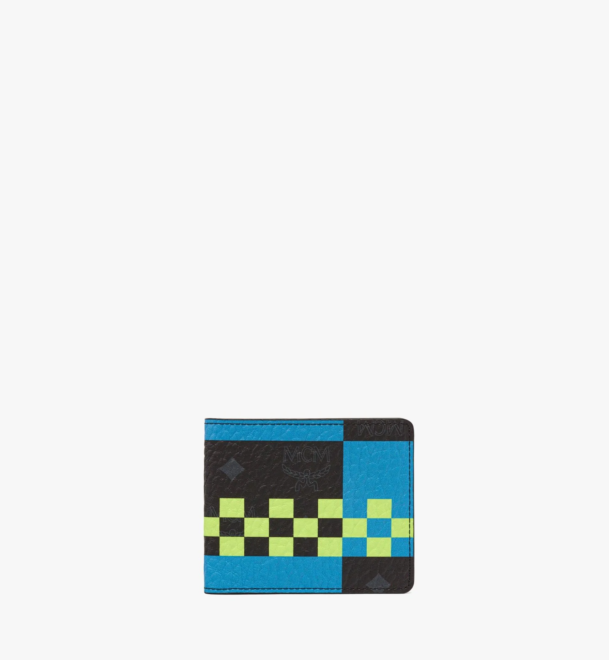 Gefaltetes Portemonnaie In Checkerboard Visetos