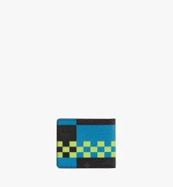 Gefaltetes Portemonnaie In Checkerboard Visetos