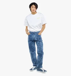 Gelaserte Denim-Jeans Fur Herren