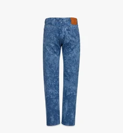 Gelaserte Denim-Jeans Fur Herren