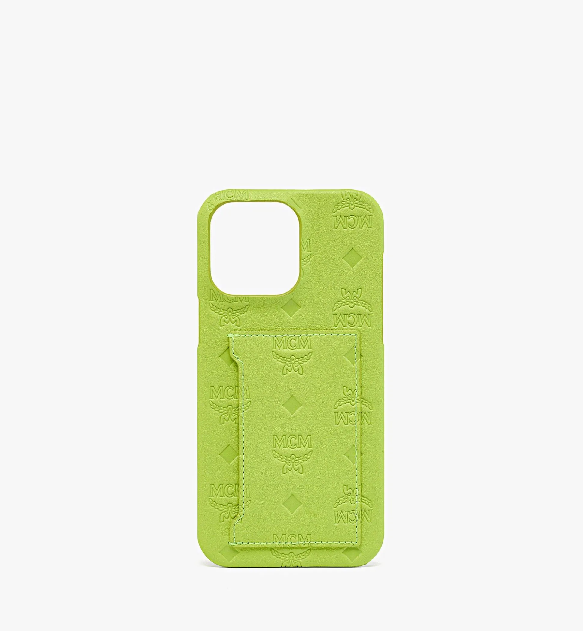 Hulle Fur Iphone 14 Pro Max Aus Leder Mit Gepragtem Monogramm