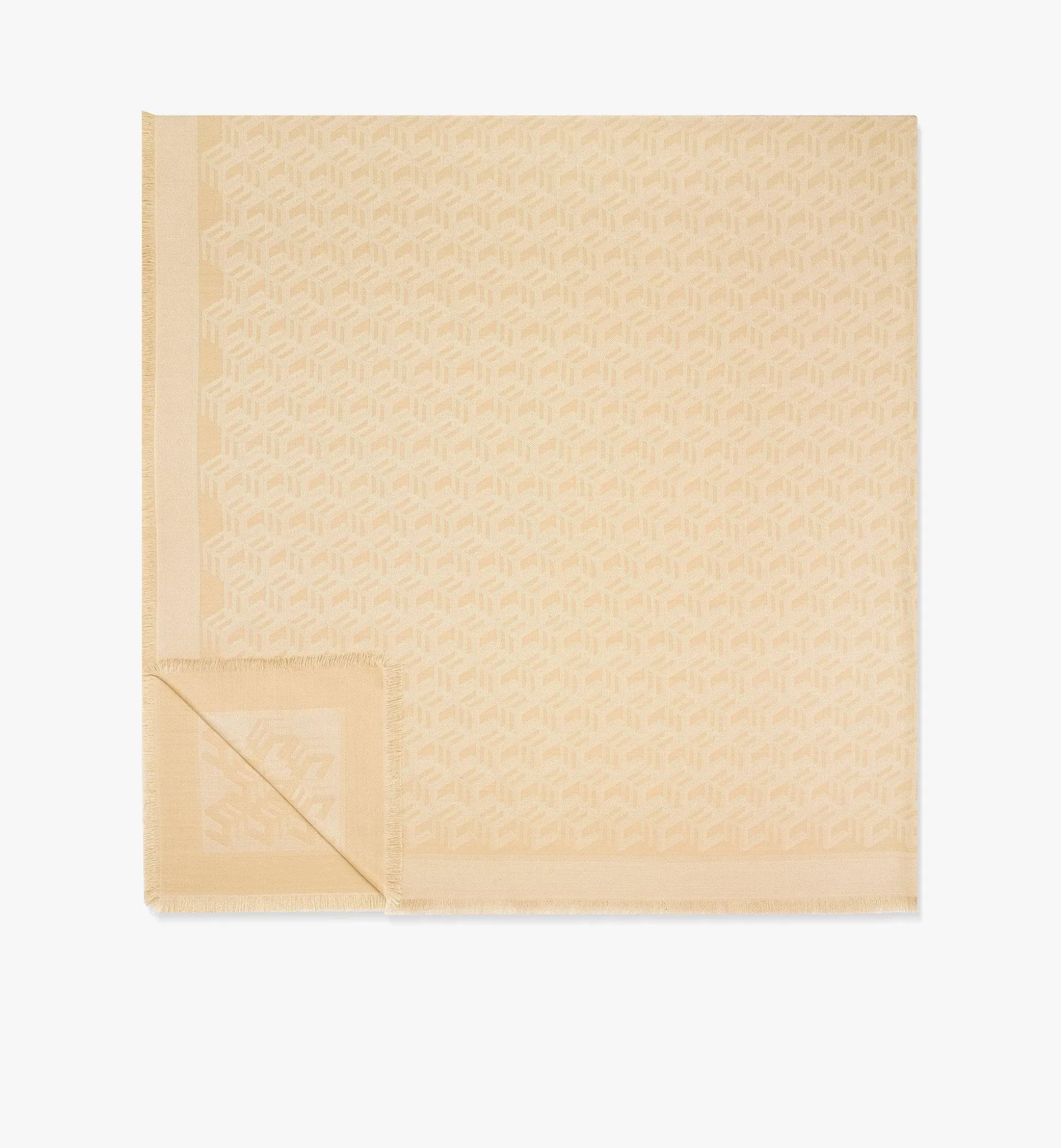 Jacquardschal Mit Cubic-Monogramm