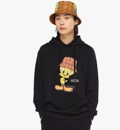 Kapuzenpulli Looney Tunes X Mcm Aus Bio-Baumwolle Fur Herren