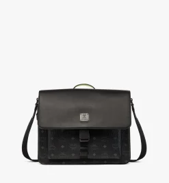 Klassik Messenger-Tasche In Visetos Leder-Mix