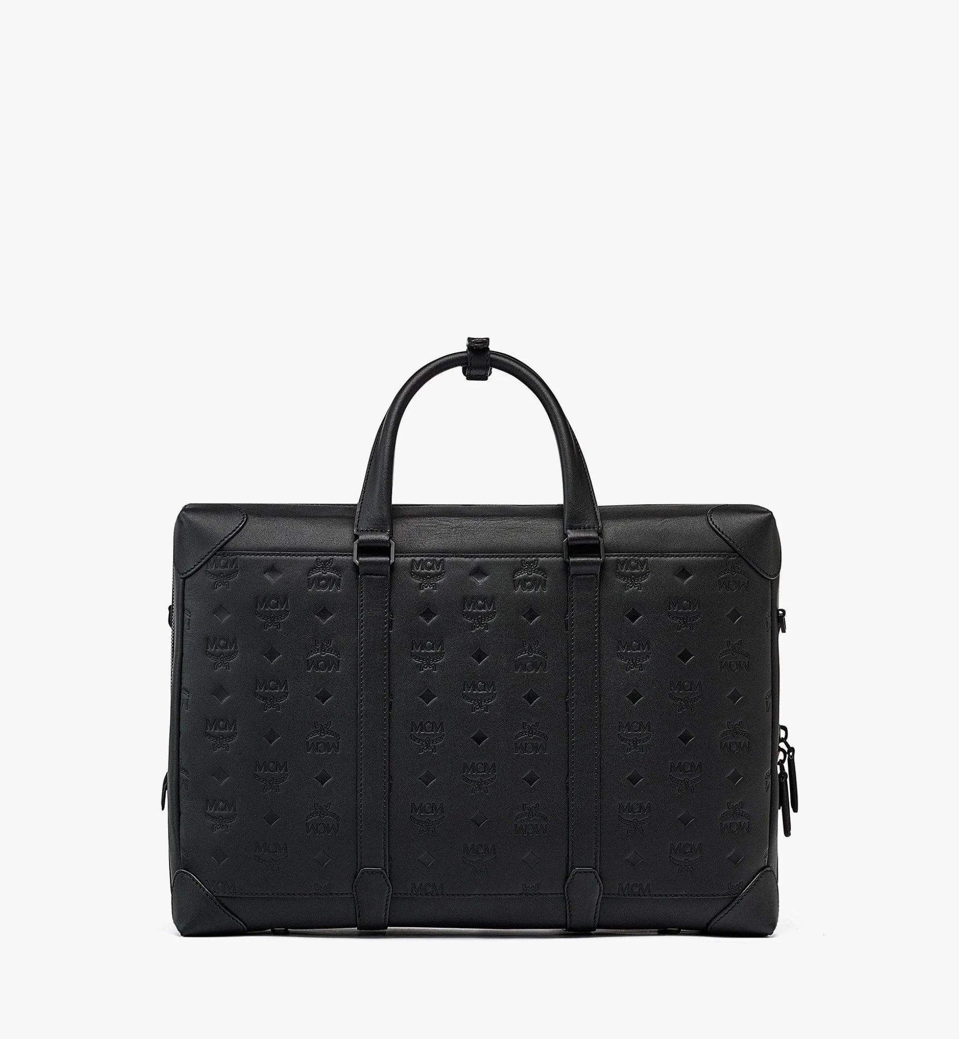Klassik Tragetasche Aus Leder Mit Monogramm