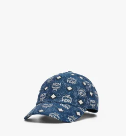 Klassische Kappe In Vintage Denim Jacquard