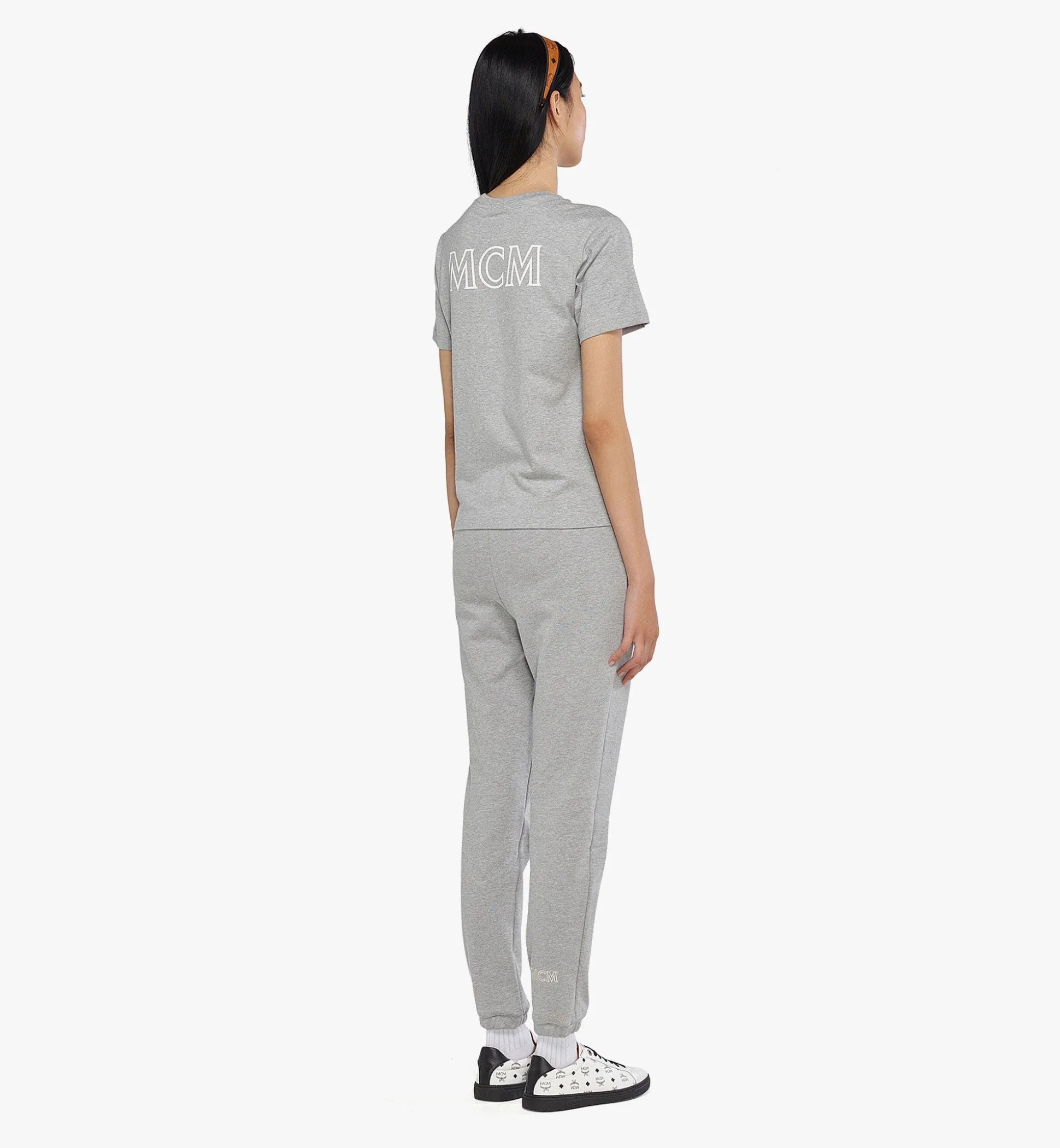Logo-T-Shirt Mcm Essentials Aus Bio-Baumwolle Fur Damen