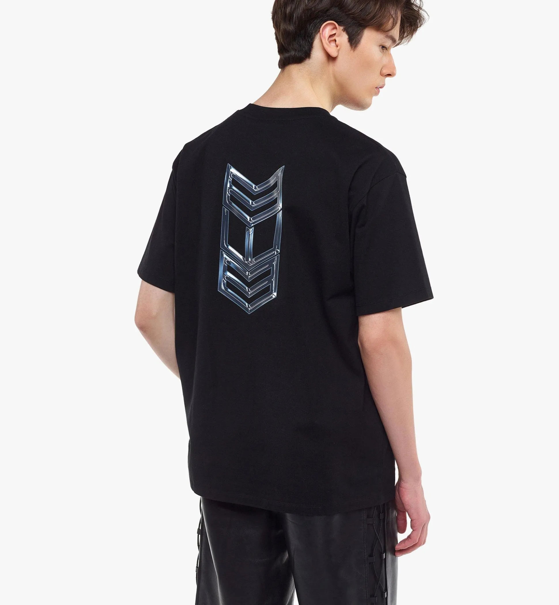 Logo-T-Shirt Meta Cyberpunk Aus Bio-Baumwolle