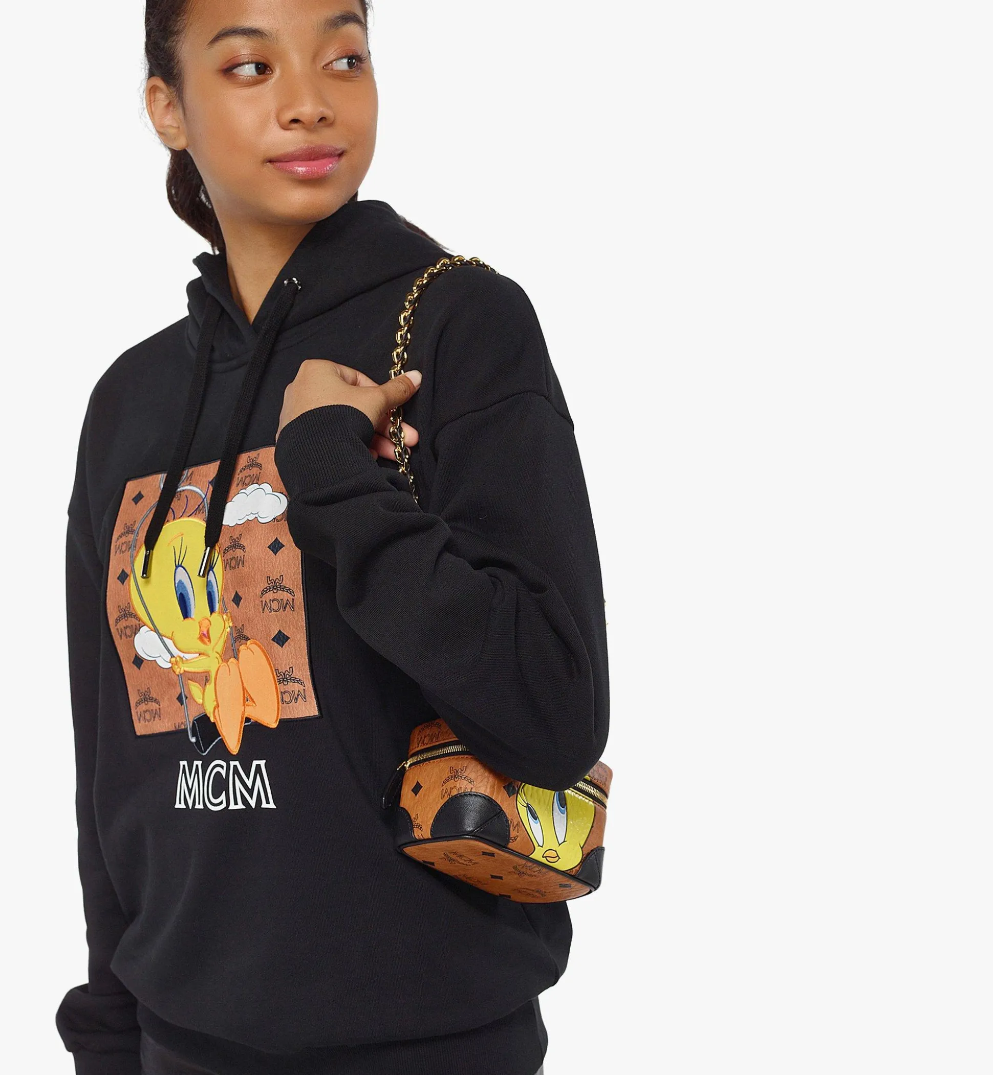 Looney Tunes X Mcm Rockstar Kosmetiktasche In Visetos