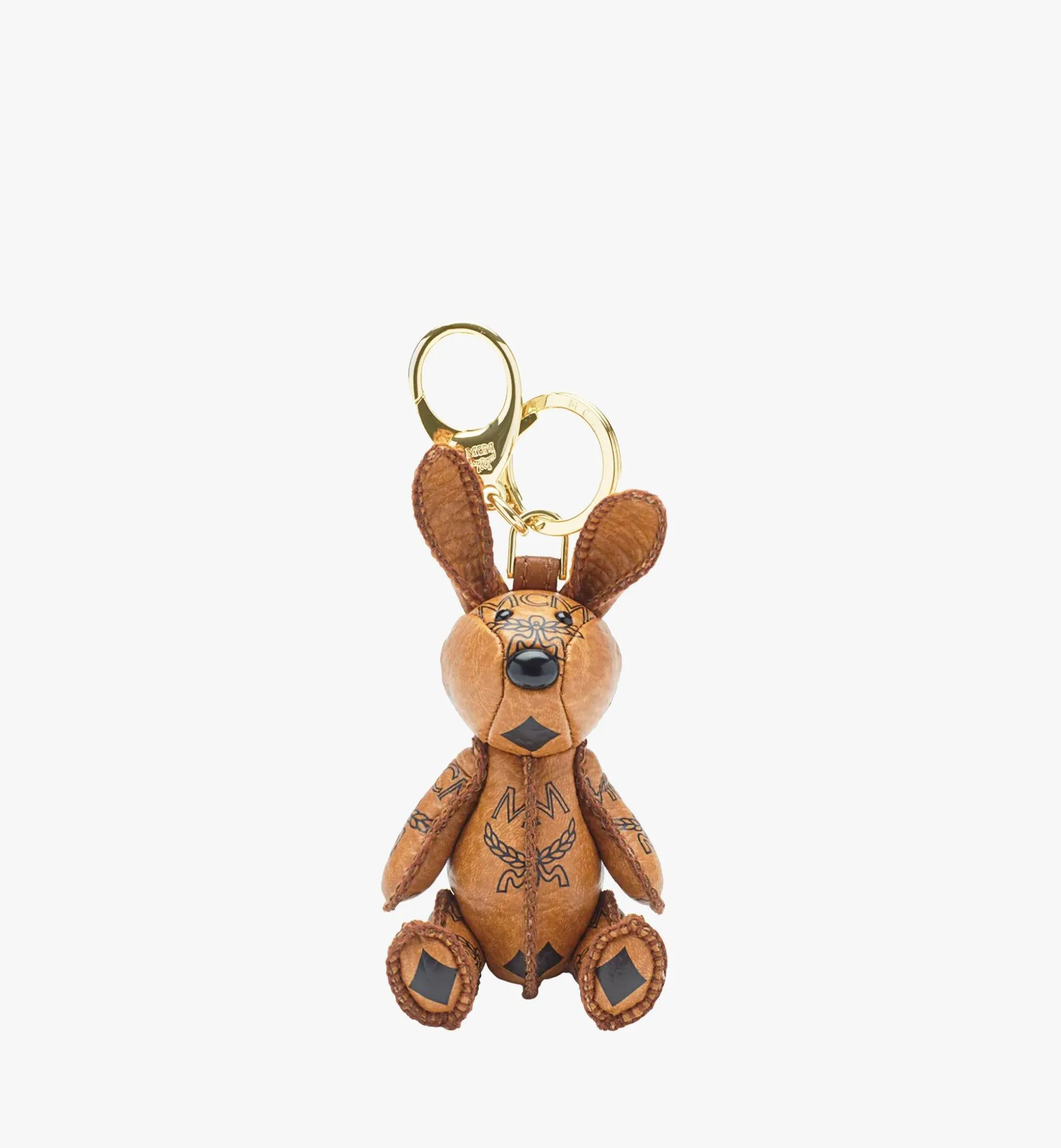 Mcm Park Rabbit Charm In Visetos