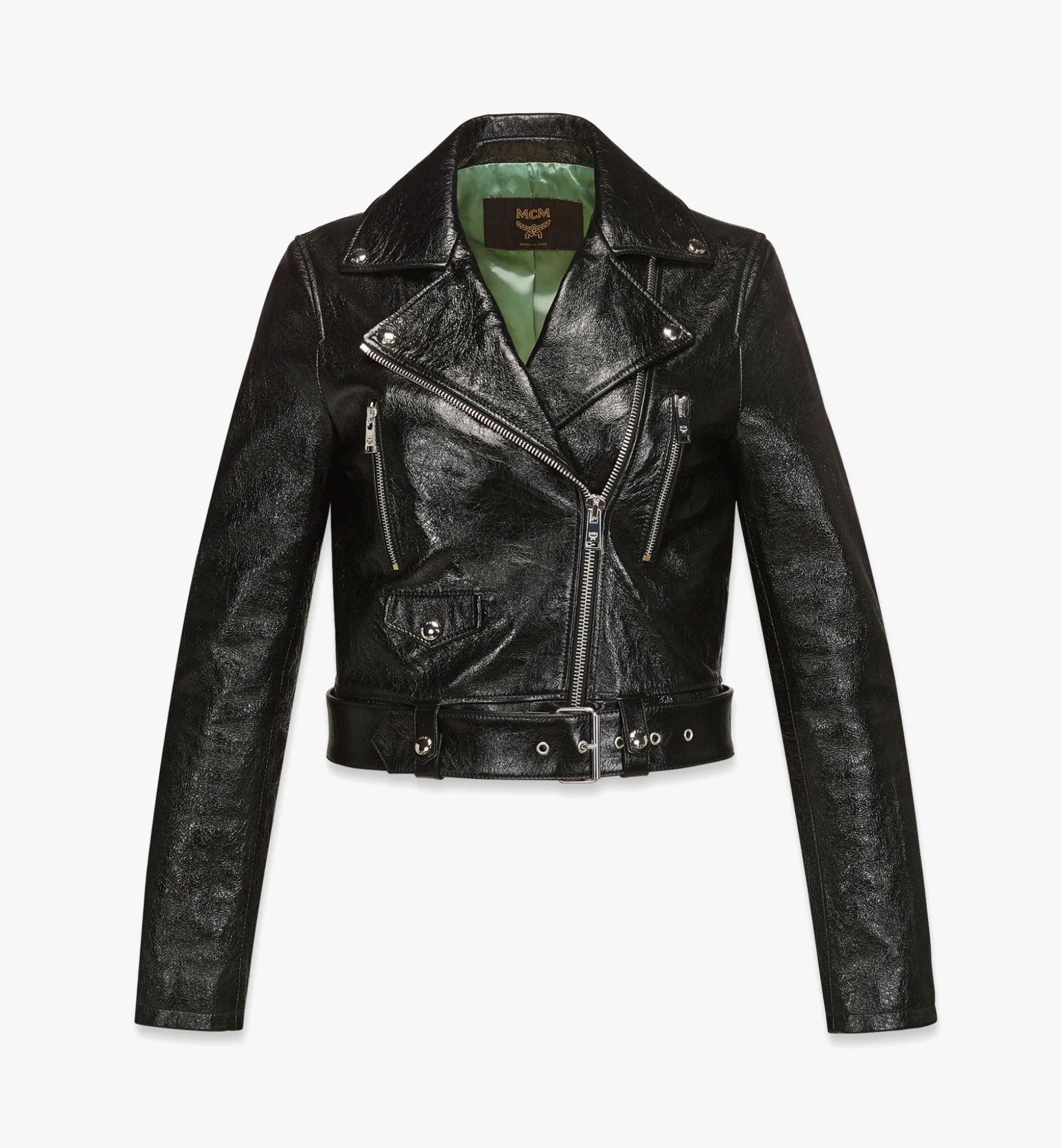 Mcmotor Bikerjacke Aus Lammleder