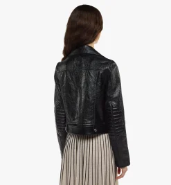 Mcmotor Bikerjacke Aus Lammleder