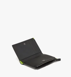 Mcm Tech Gefaltetes Portemonnaie Mit Schnappverschluss In Visetos Leder-Mix