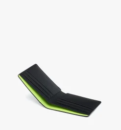 Mcm Tech Gefaltetes Portemonnaie In Visetos Leder-Mix