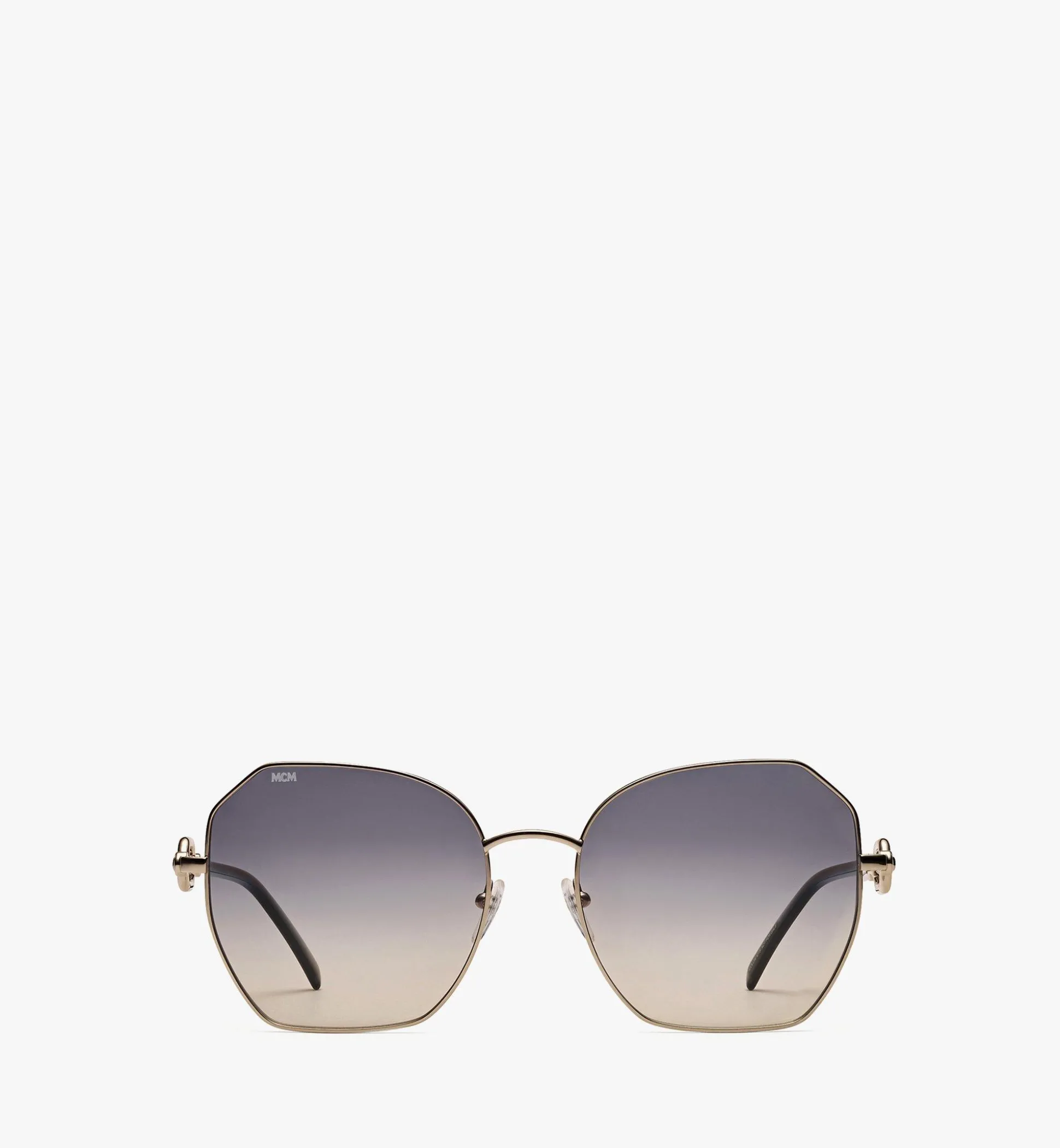 Modifizierte Rechteckige Sonnenbrille Mit Kettengliedern