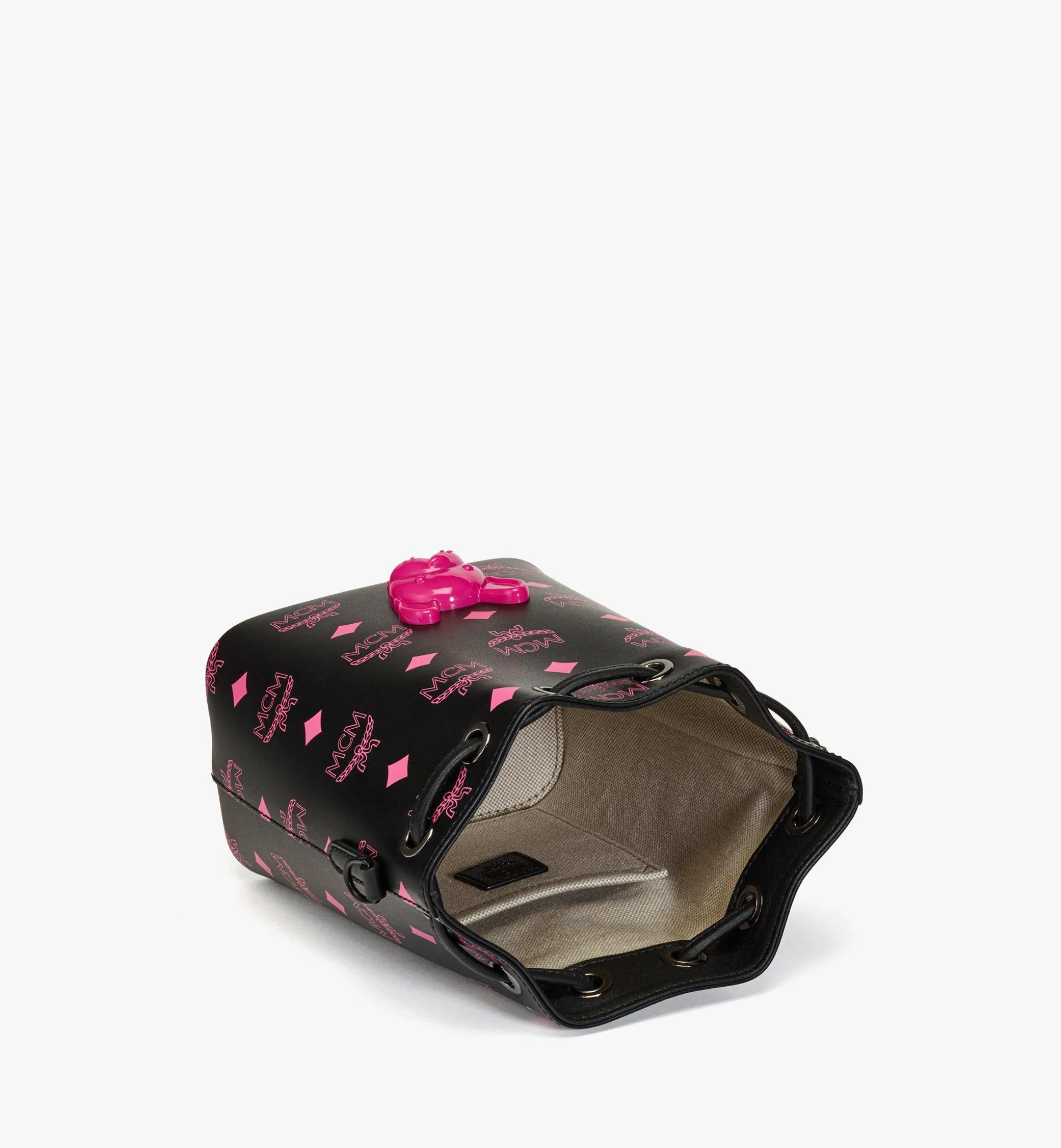 M Pup Kordelzugtasche Aus Leder Mit Color Splash Visetos