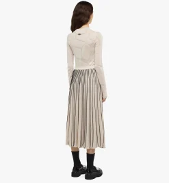 Oberteil Mit Strickintarsien